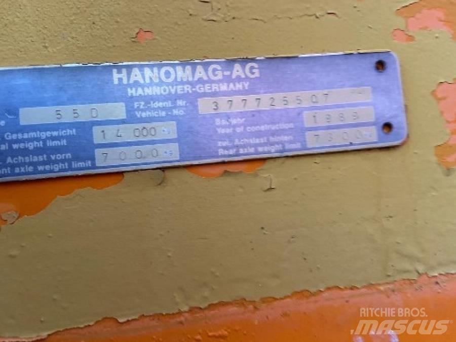 Hanomag 55 D Tekerlekli yükleyiciler