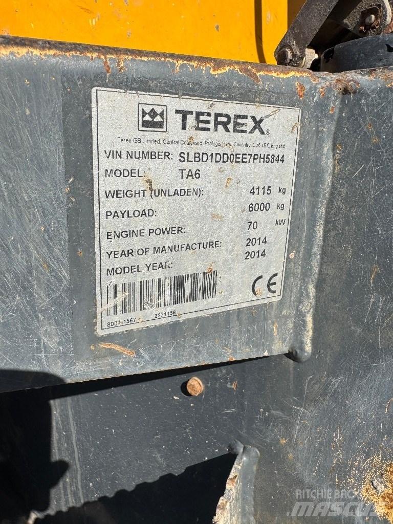 Terex TA 6 Belden kirma kamyonlar