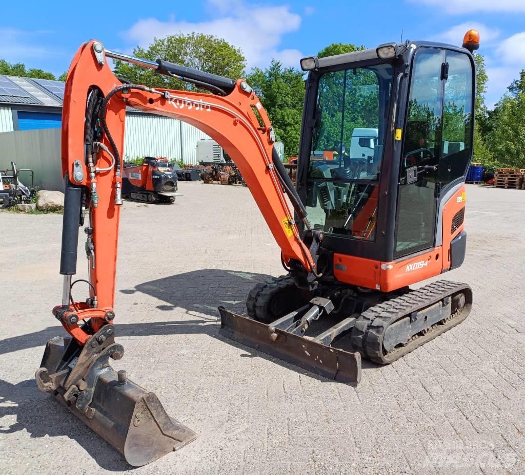 Kubota KX 019-4 Mini ekskavatörler, 7 tona dek
