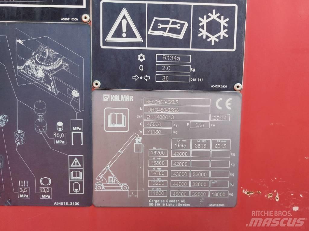 Kalmar DRG450-65S6 Konteyner istifleyiciler - reach stacker