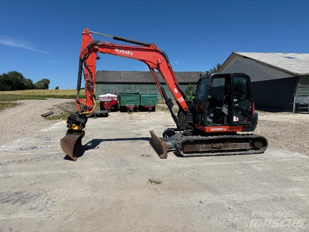 Kubota KX080-4 Midi ekskavatörler 7 - 12 t