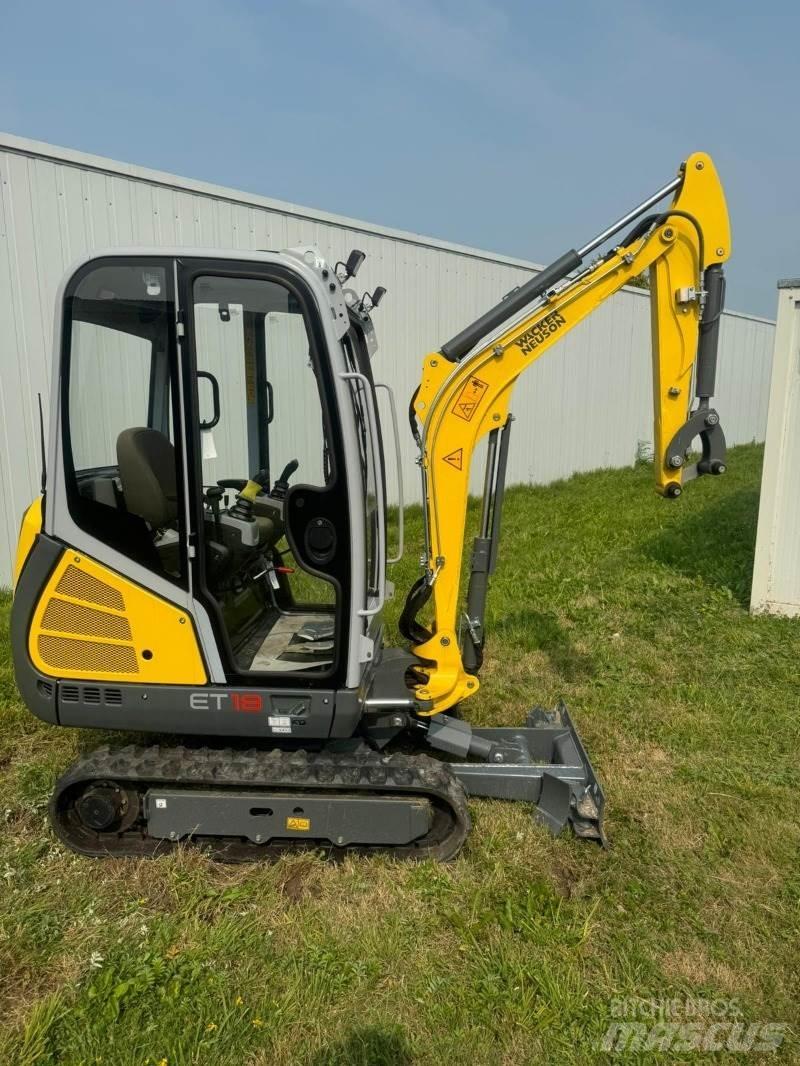 Wacker ET 18 Mini ekskavatörler, 7 tona dek