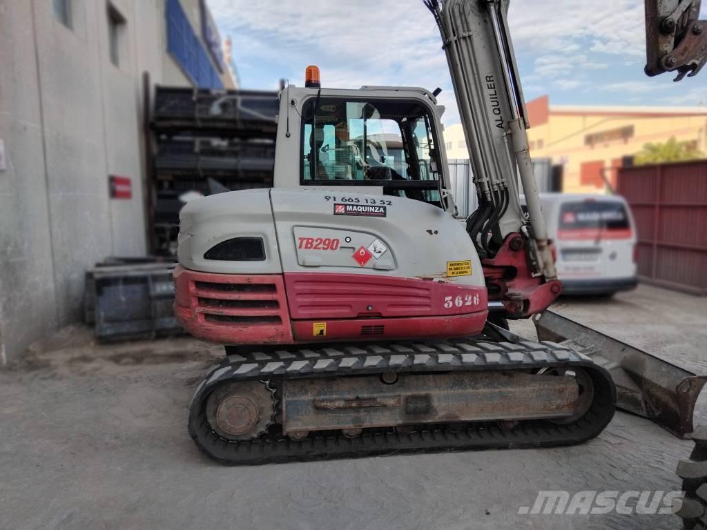 Takeuchi TB290 Mini ekskavatörler, 7 tona dek