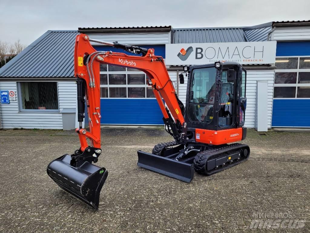 Kubota KX 037-4 Mini ekskavatörler, 7 tona dek