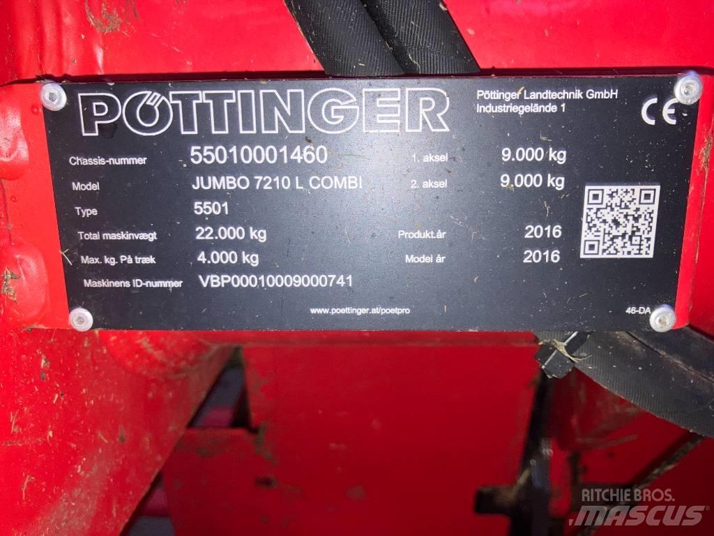 Pöttinger Jumbo 7210 Kendi yükler römorklar