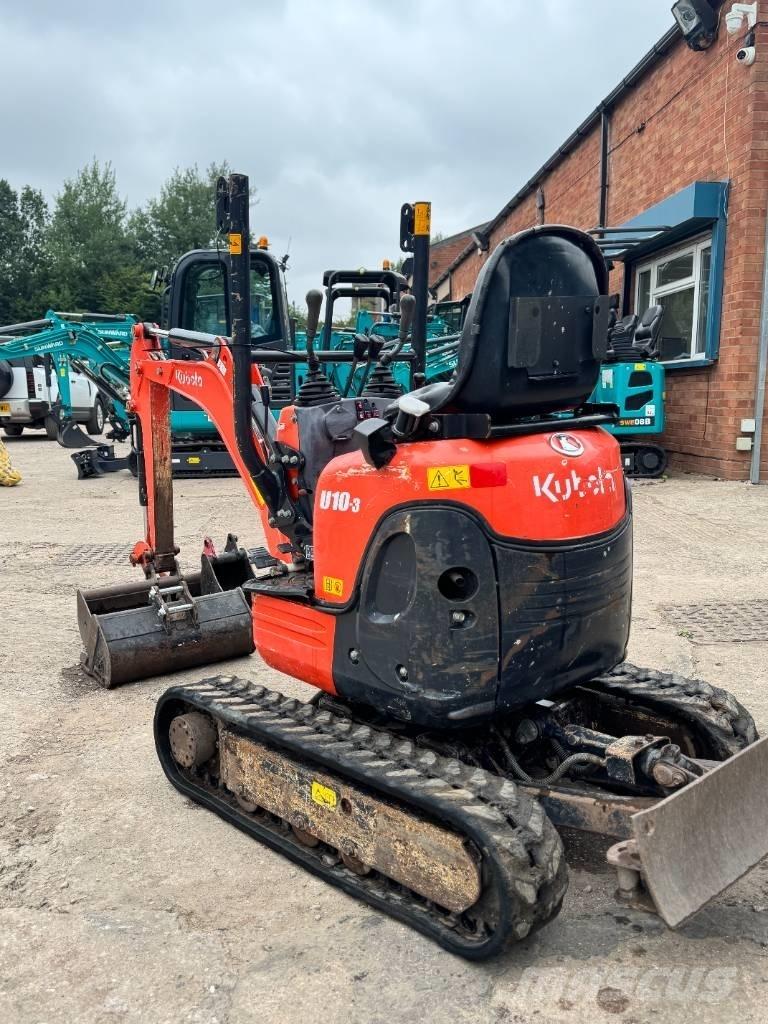 Kubota U 10 Mini ekskavatörler, 7 tona dek