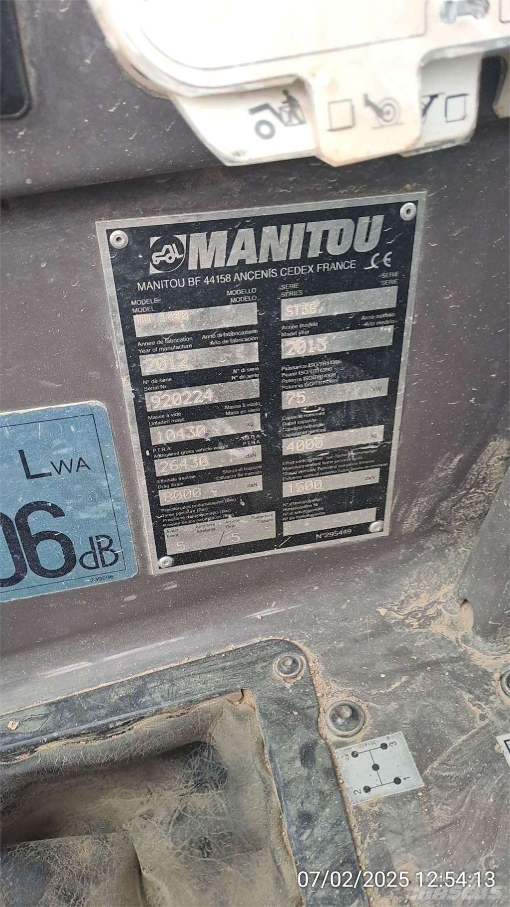 Manitou MT1440 Teleskopik yükleyiciler