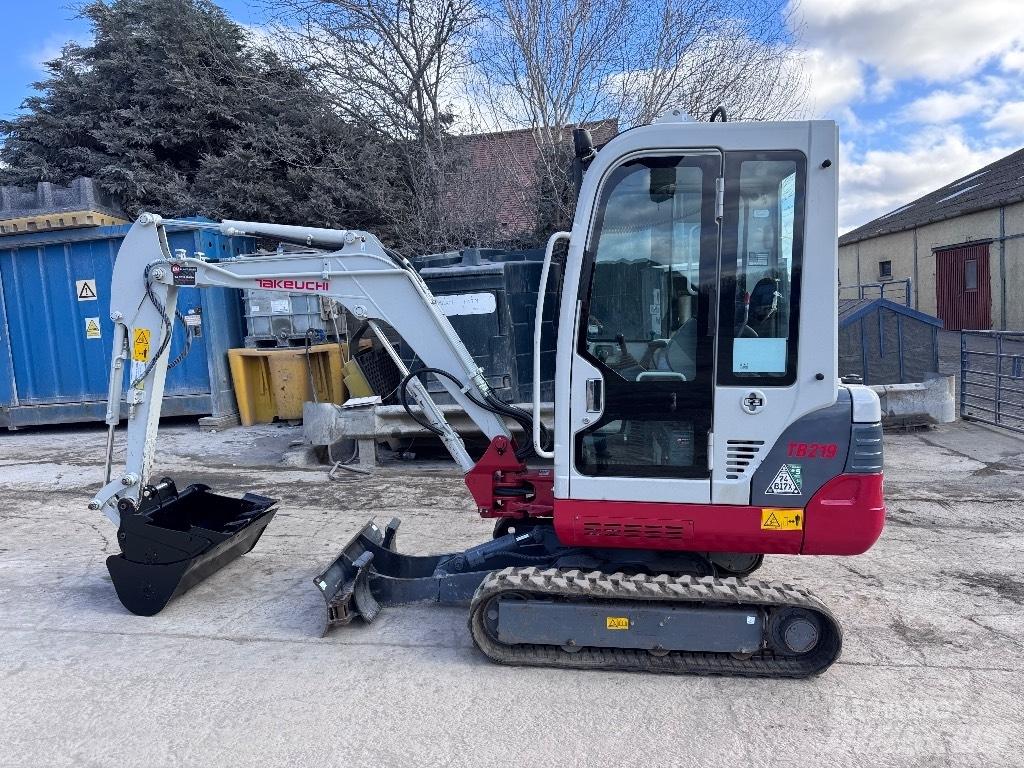 Takeuchi TB 219 Mini ekskavatörler, 7 tona dek