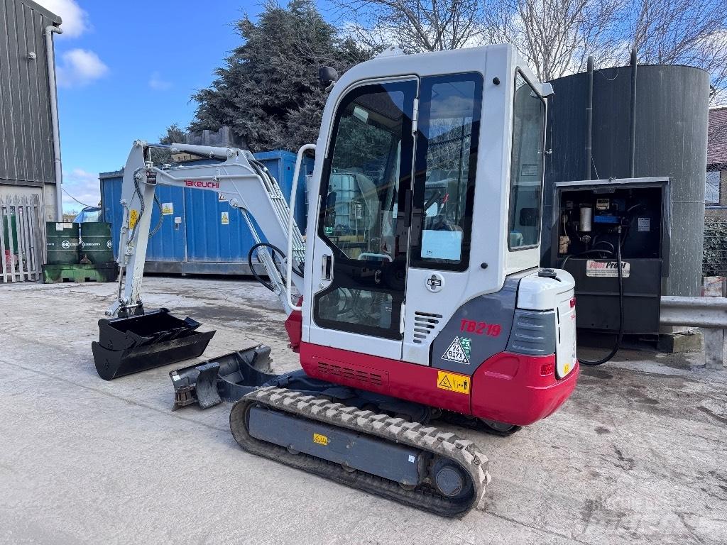 Takeuchi TB 219 Mini ekskavatörler, 7 tona dek