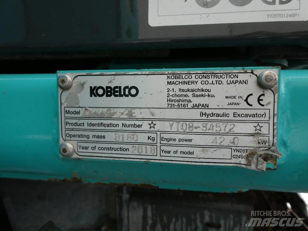 Kobelco SK 75 SR-3E Midi ekskavatörler 7 - 12 t
