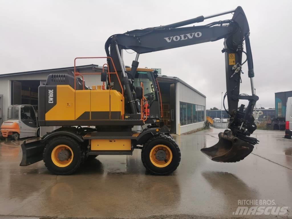 Volvo EW160E Lastik tekerli ekskavatörler