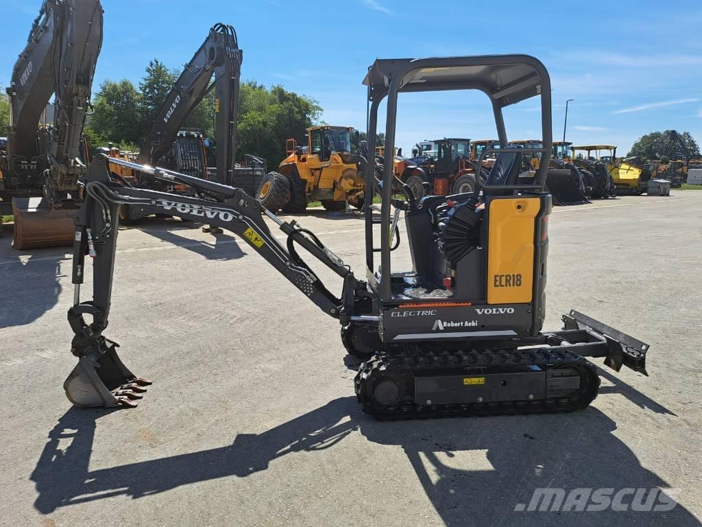 Volvo JECR18E Mini ekskavatörler, 7 tona dek