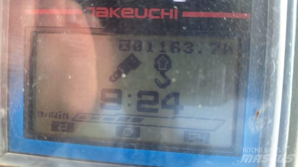Takeuchi TB 225 Mini ekskavatörler, 7 tona dek