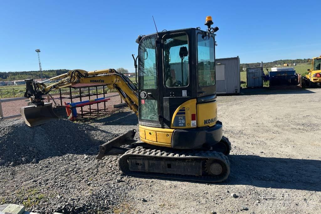 Komatsu PC 26 MR-3 Mini ekskavatörler, 7 tona dek