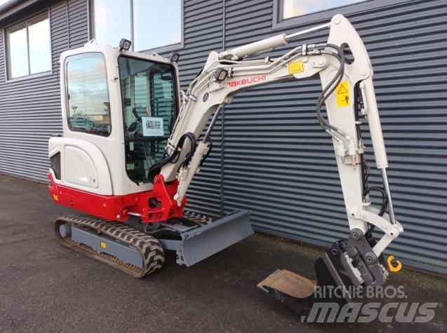 Takeuchi tb225 Mini ekskavatörler, 7 tona dek