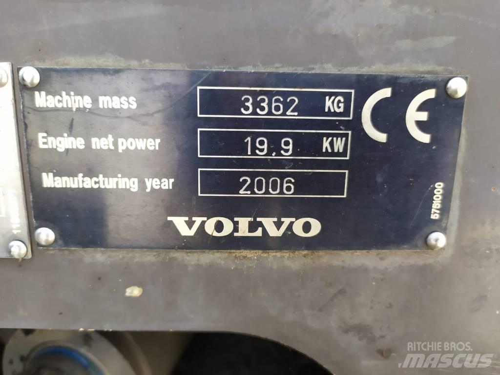 Volvo ECR 38 Mini ekskavatörler, 7 tona dek