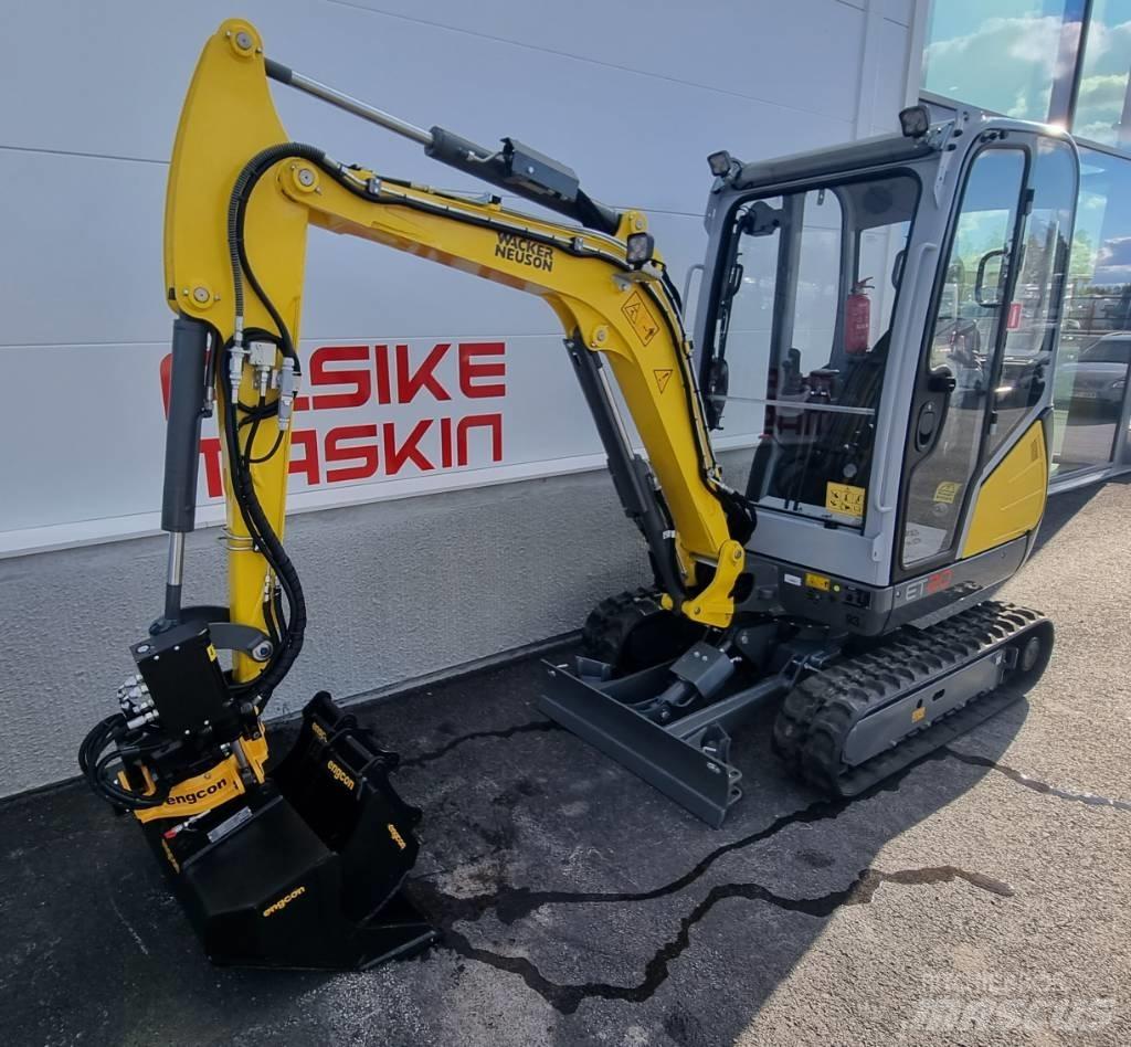 Wacker Neuson ET20 Mini ekskavatörler, 7 tona dek