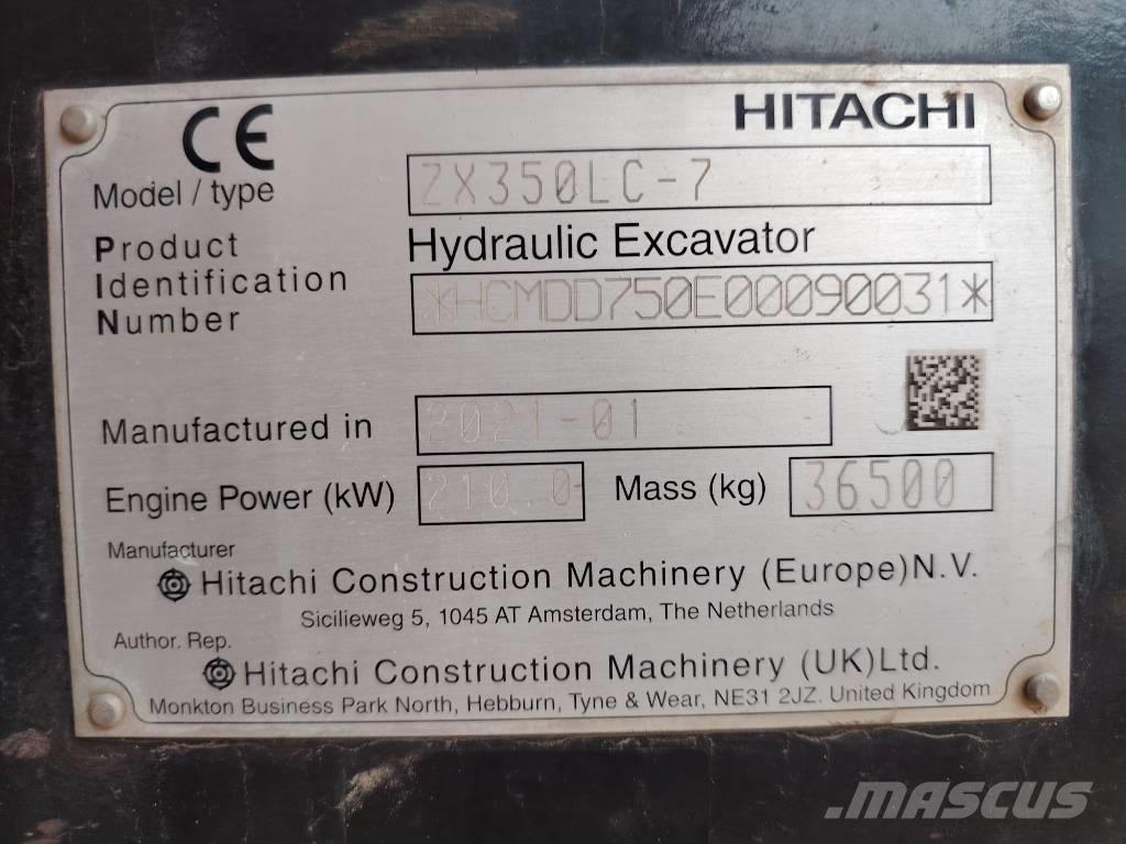 Hitachi 350LC Paletli ekskavatörler