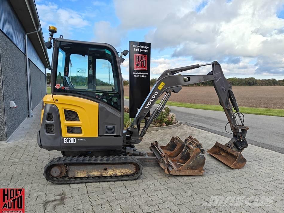 Volvo EC 20 D Mini ekskavatörler, 7 tona dek