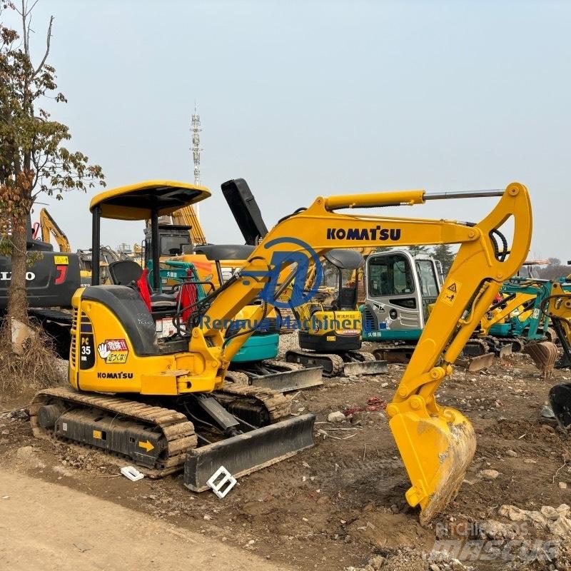 Komatsu PC35MR Mini ekskavatörler, 7 tona dek
