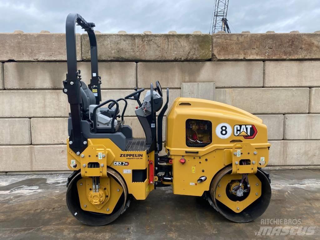 CAT CB 2.7 Çift tamburlu silindirler