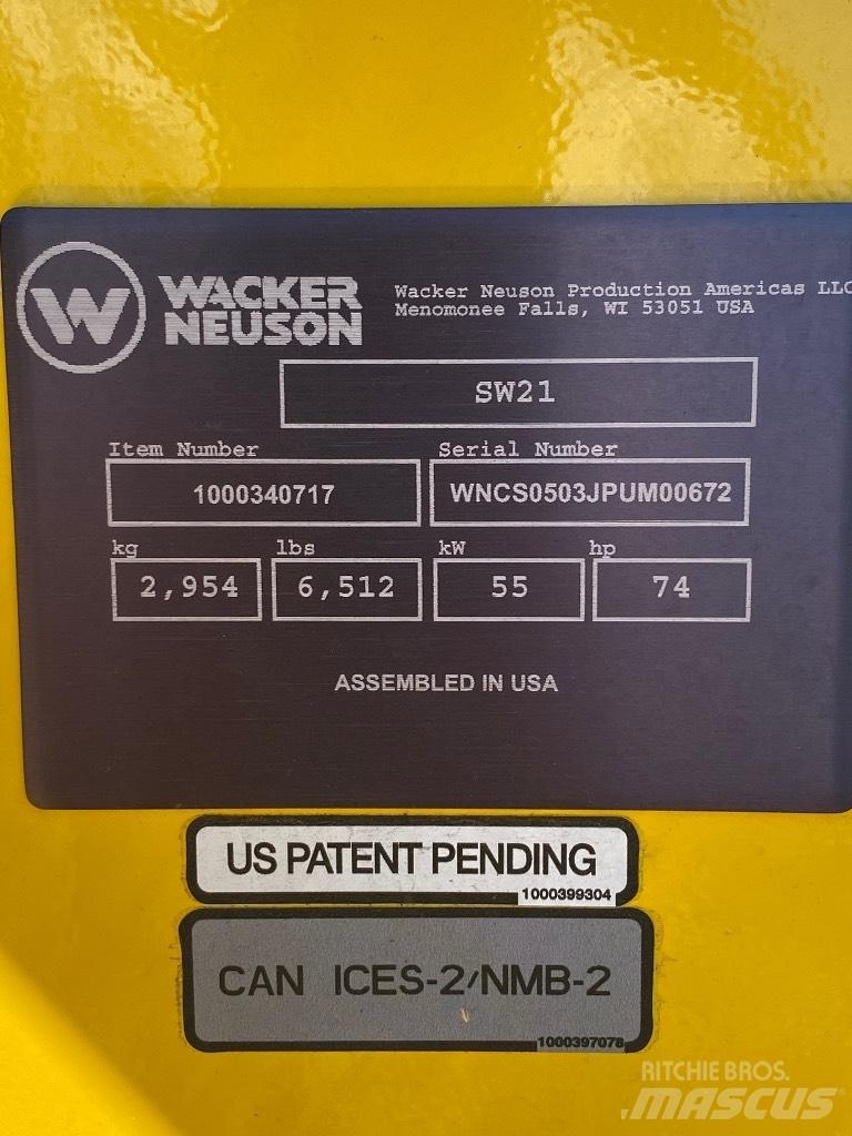 Wacker Neuson SW21 Skid steer loderler