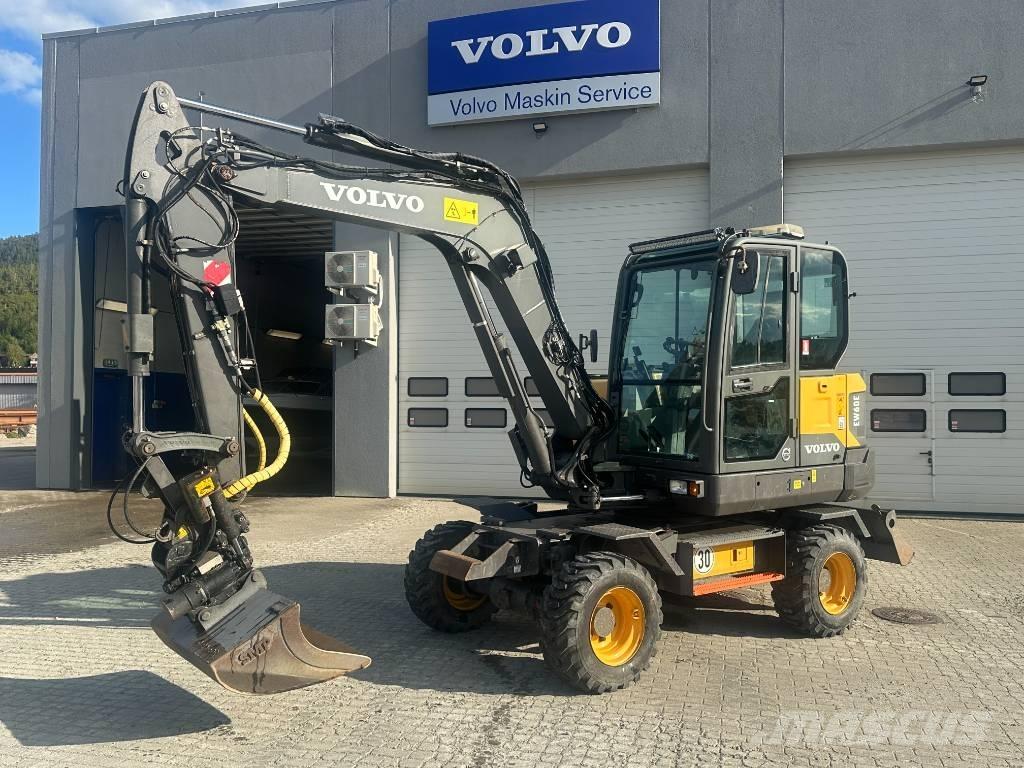 Volvo EW60E Lastik tekerli ekskavatörler