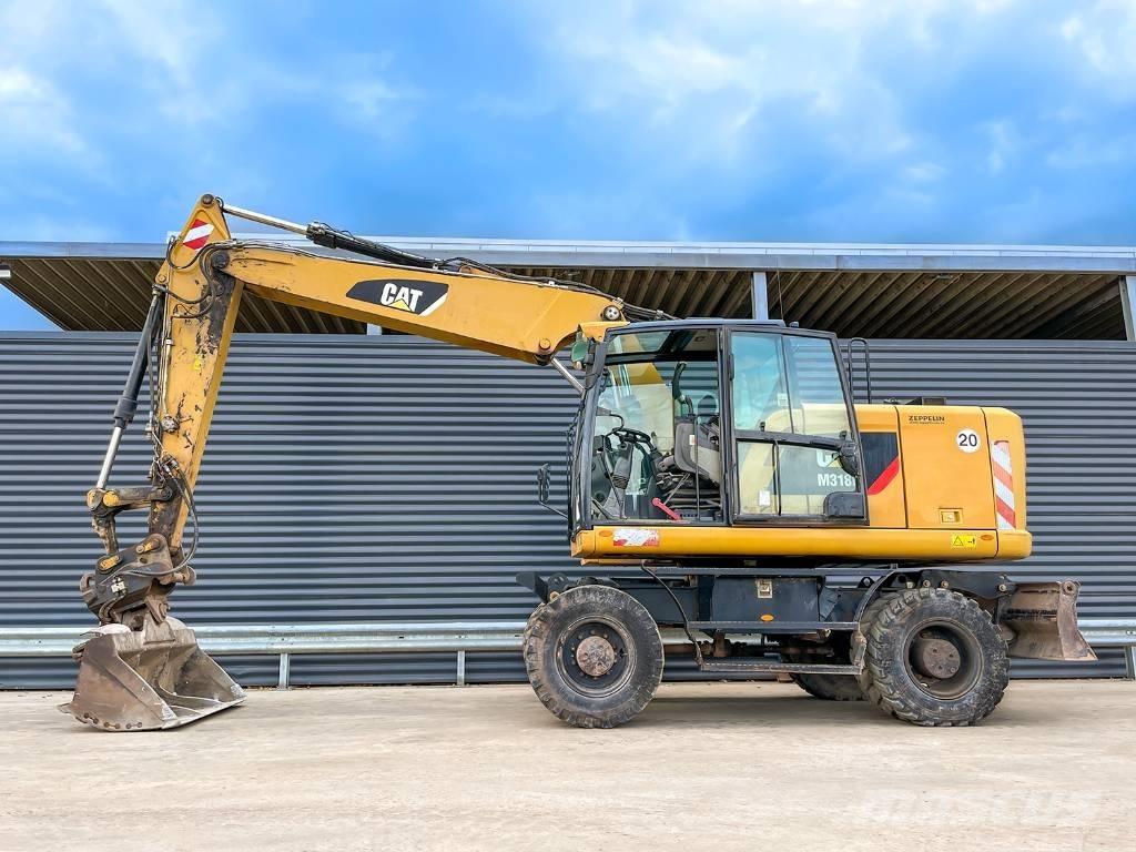 CAT M318F Lastik tekerli ekskavatörler
