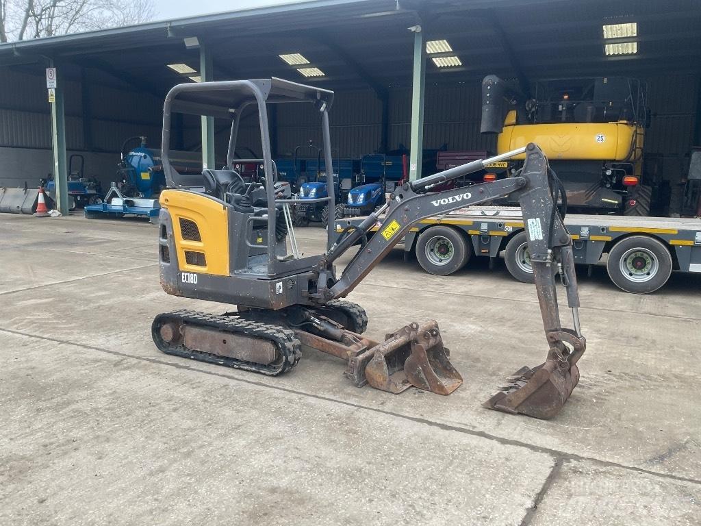 Volvo EC 18 Mini ekskavatörler, 7 tona dek