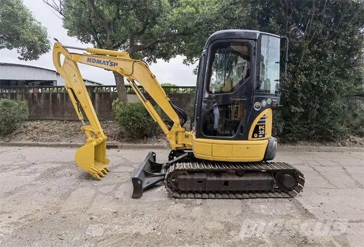 Komatsu PC35 Mini ekskavatörler, 7 tona dek
