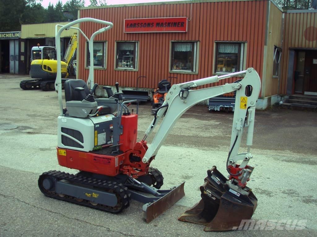 Takeuchi TB 210 R Mini ekskavatörler, 7 tona dek