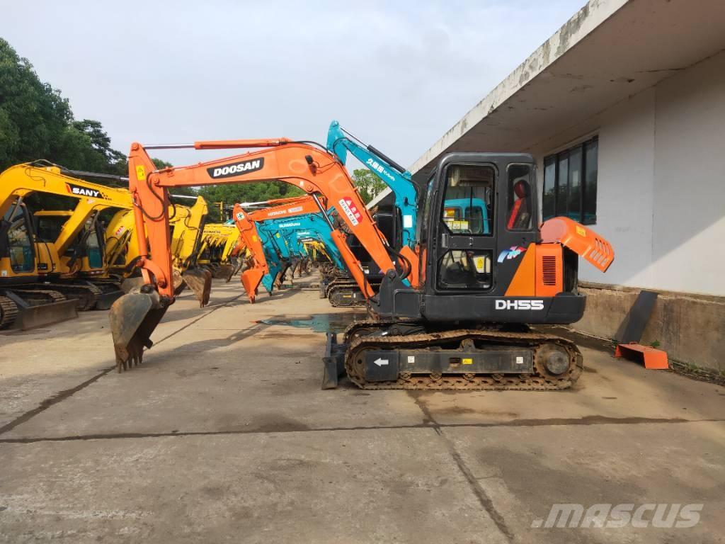Doosan DH55 Mini ekskavatörler, 7 tona dek
