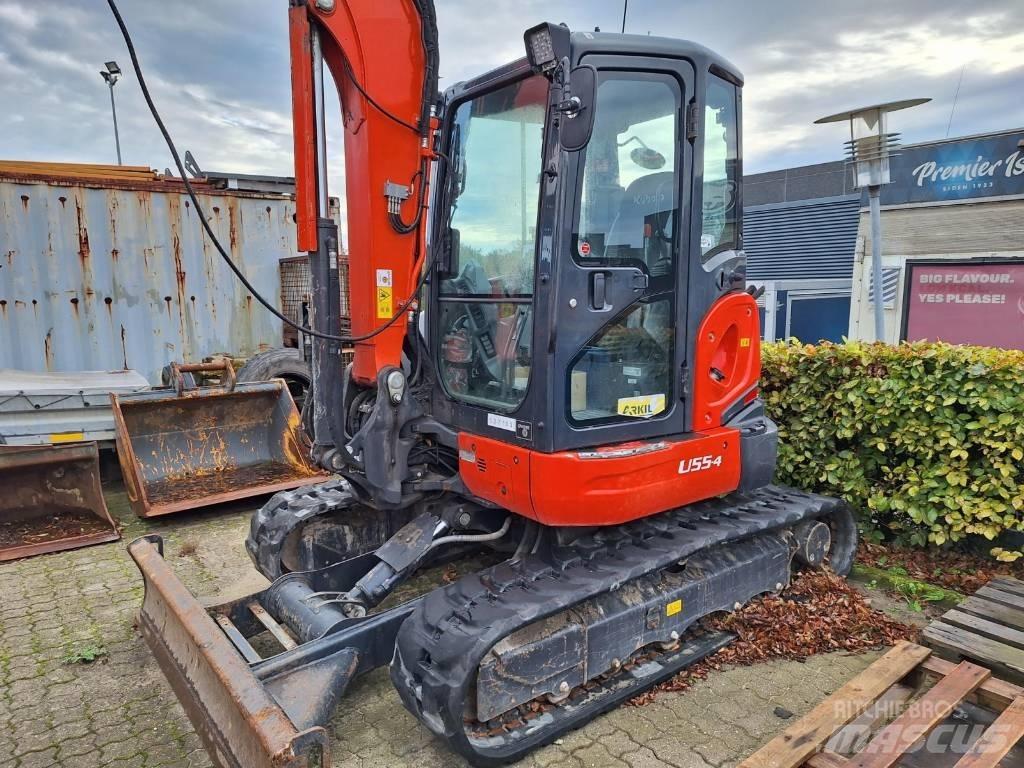 Kubota U55-4 Mini ekskavatörler, 7 tona dek