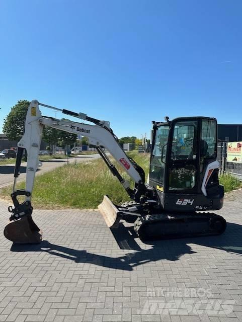 Bobcat E34 Mini ekskavatörler, 7 tona dek