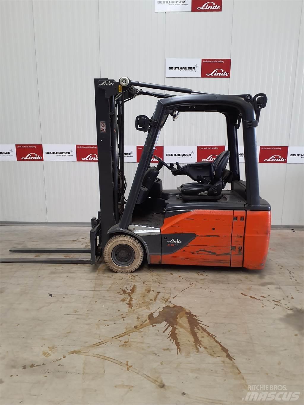 Linde E16L Elektrikli forkliftler