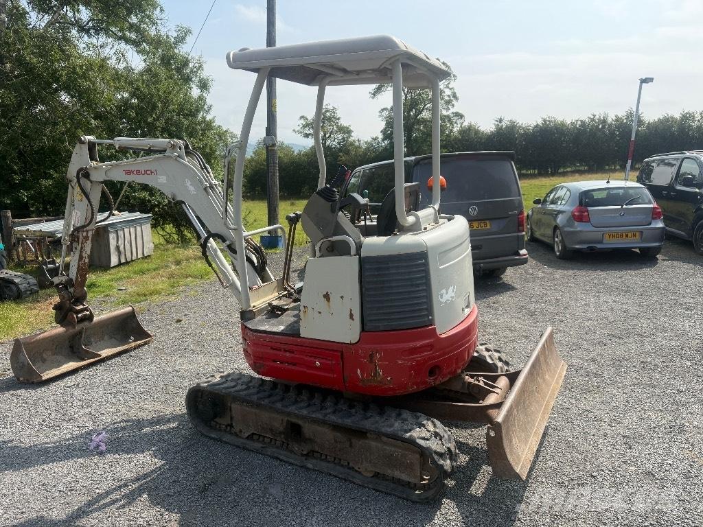 Takeuchi TB 23 R Mini ekskavatörler, 7 tona dek