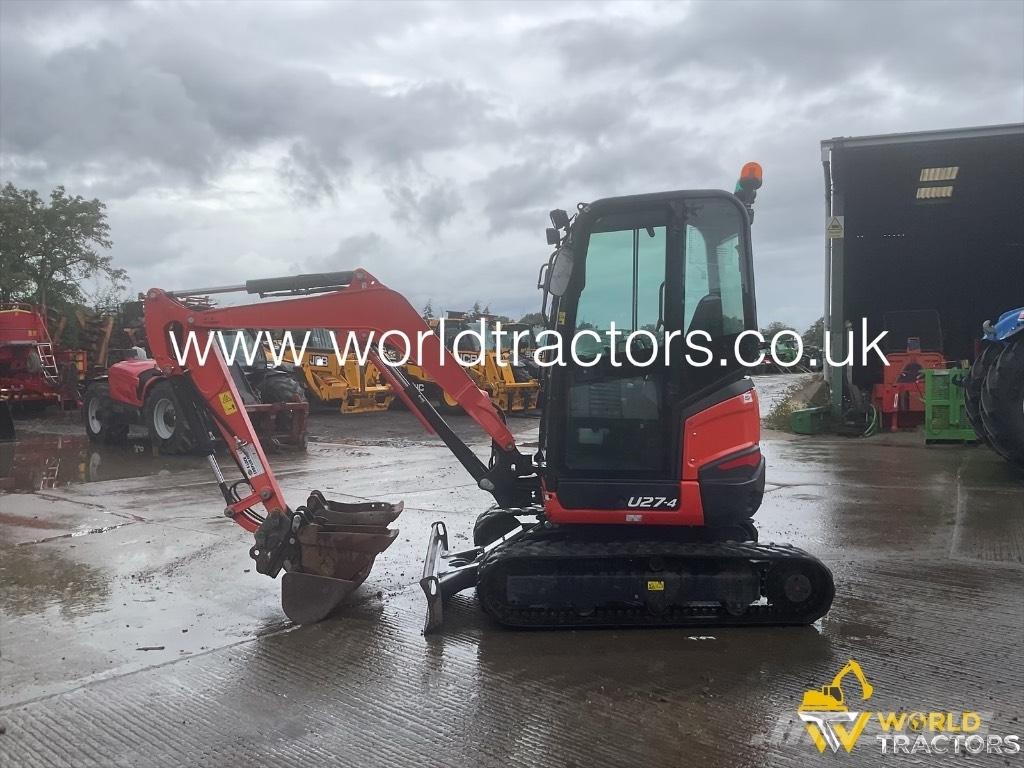 Kubota U 27-4 Mini ekskavatörler, 7 tona dek