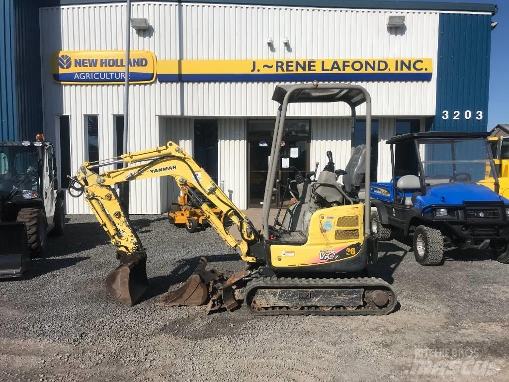 Yanmar Vio 17 Paletli ekskavatörler