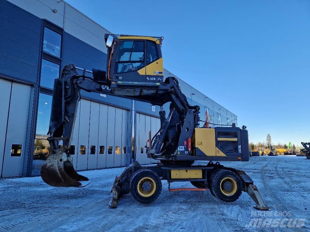 Volvo EW220E Lastik tekerli ekskavatörler