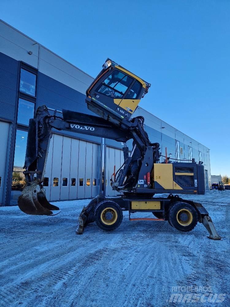 Volvo EW220E Lastik tekerli ekskavatörler