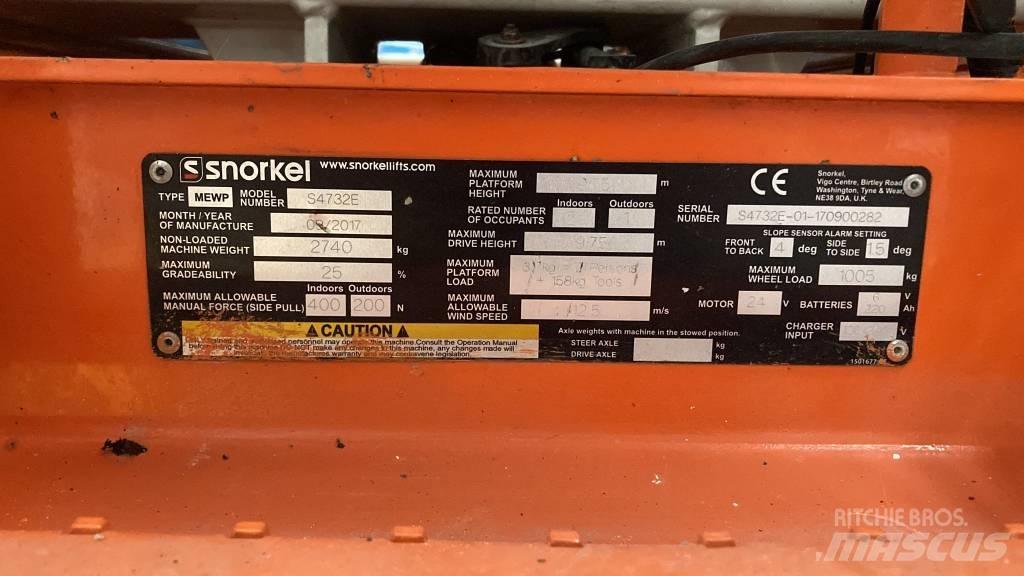 Snorkel S4732E Makasli platformlar