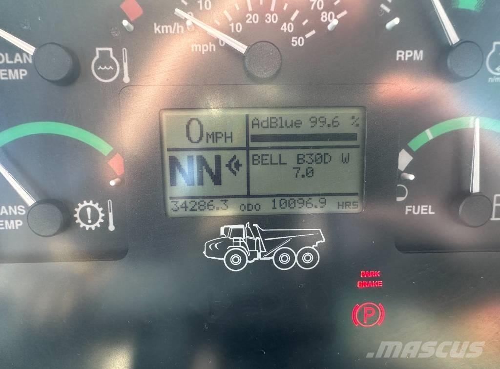 Bell B 30 D Belden kirma kaya kamyonu