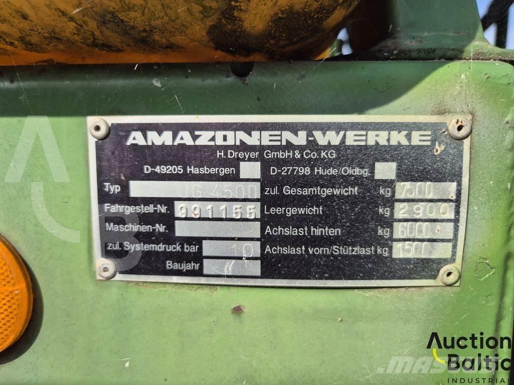 Amazone UG 4500 Çekilir pülverizatörler