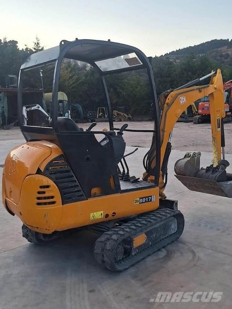 JCB 8017 Mini ekskavatörler, 7 tona dek
