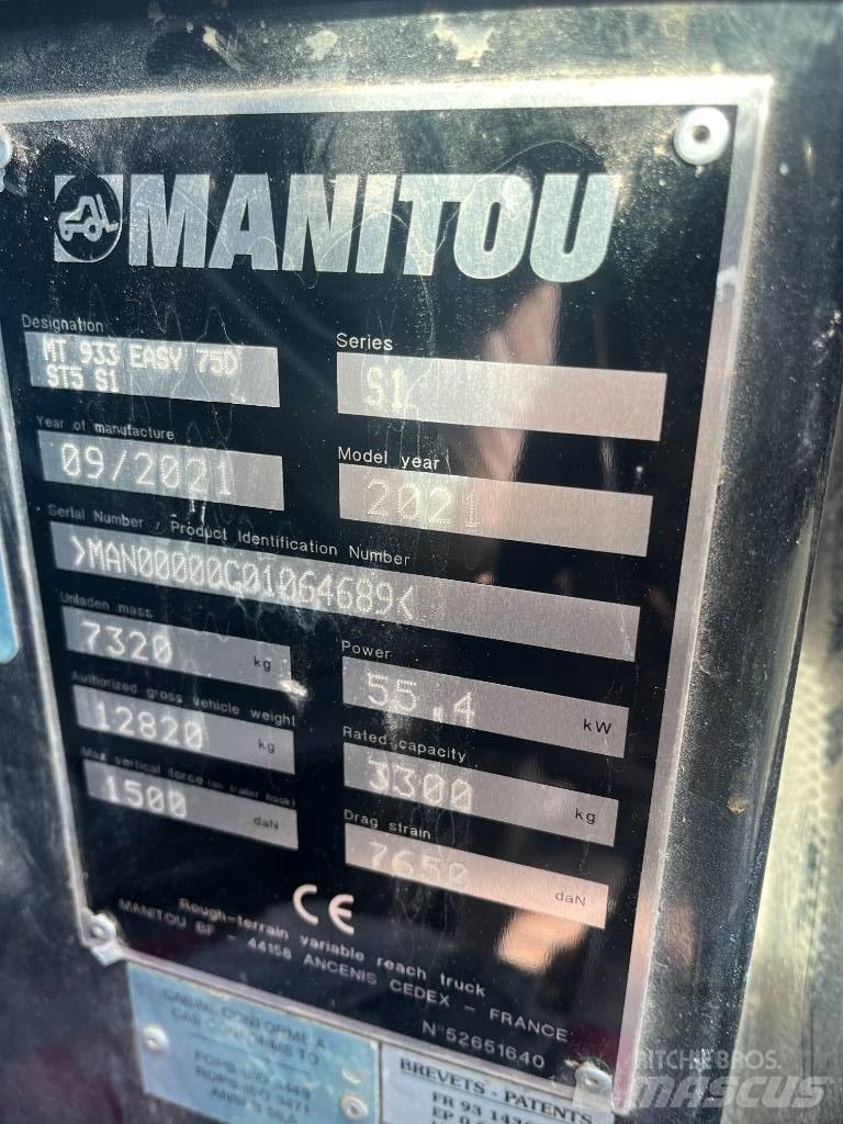 Manitou 933 Teleskopik yükleyiciler