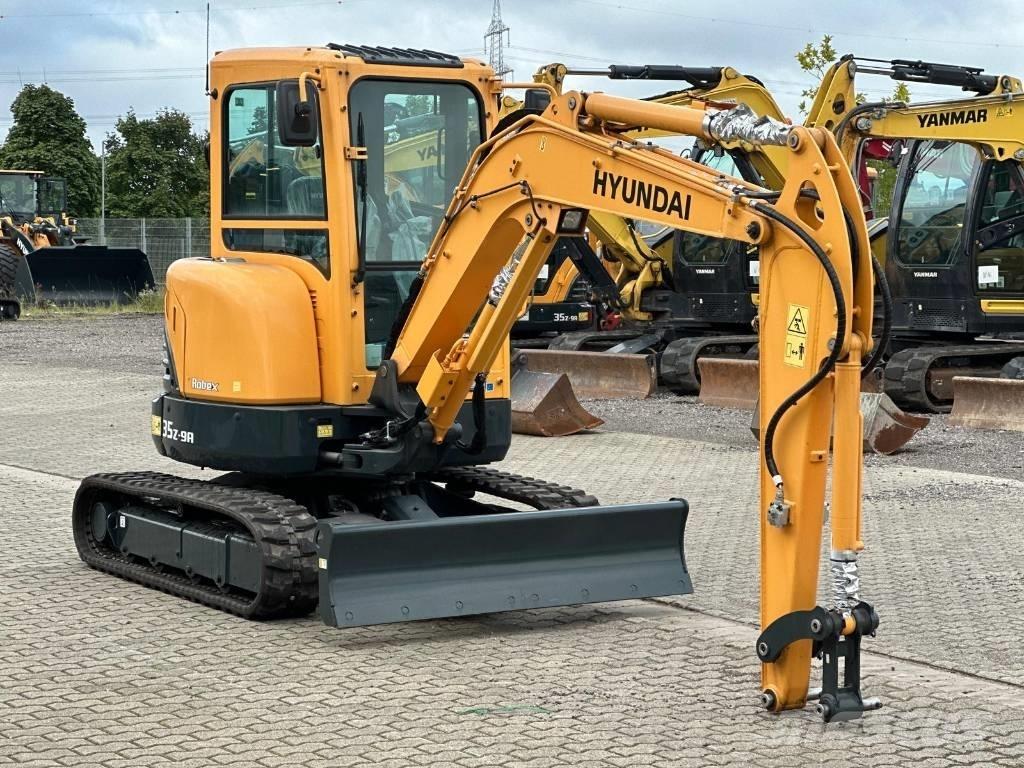 Hyundai R35Z 9A Mini ekskavatörler, 7 tona dek