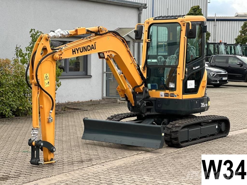 Hyundai R35Z 9A Mini ekskavatörler, 7 tona dek
