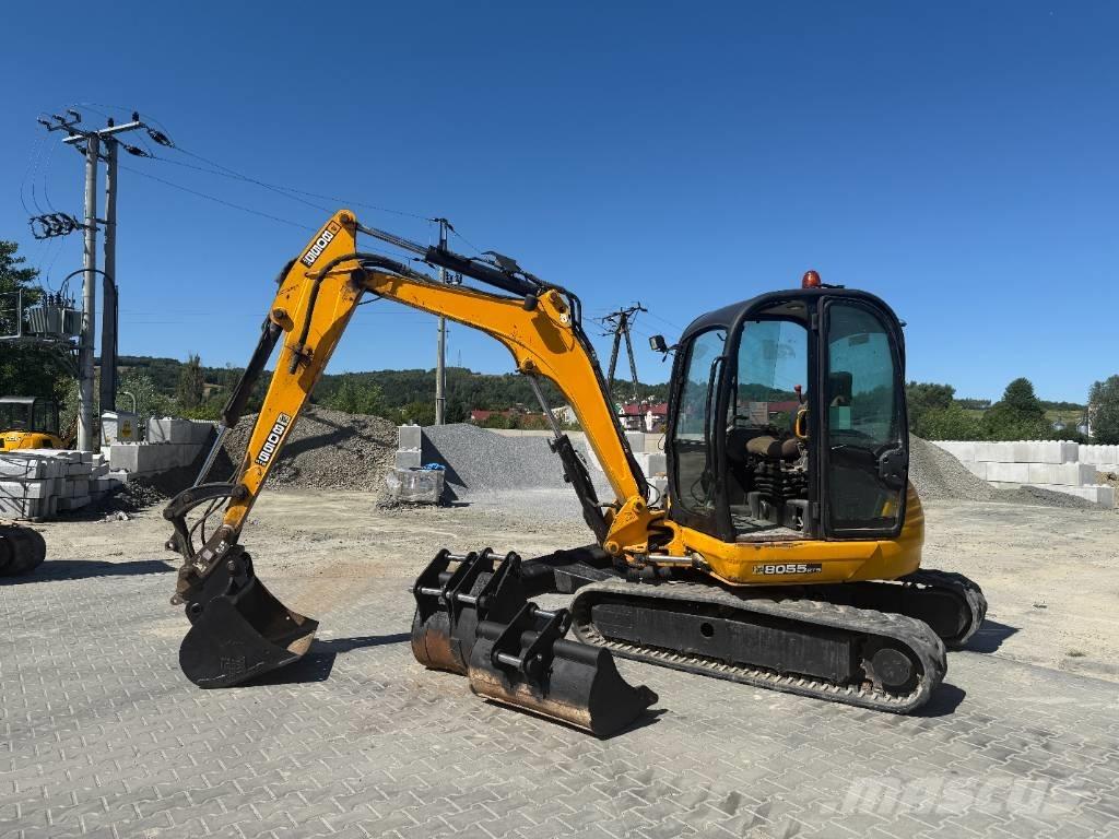 JCB 8055 RTS Mini ekskavatörler, 7 tona dek