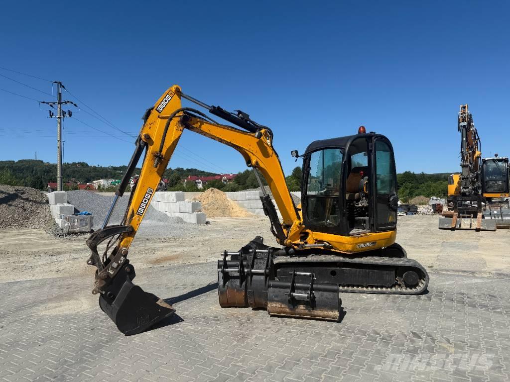 JCB 8055 RTS Mini ekskavatörler, 7 tona dek