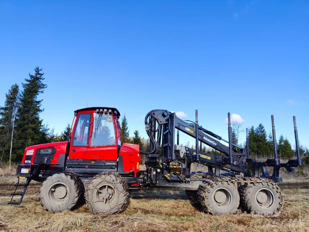 Komatsu 875 Tomruk yükleyici traktörler